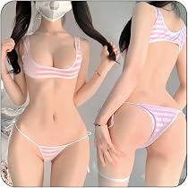 Amazon.co.jp: [ssetoy] マイクロビキニ しましま ビキニ コスプレ 