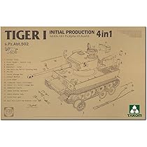 Amazon | タコム 1/35 タイガーI 極初期型 4in1キット