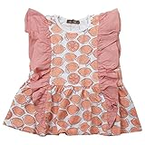 《春夏対応》 nico hrat(ニコフラート) 製品洗い加工済み 42/2天竺レモン柄チュニック 100cm /PK NO.B-270110