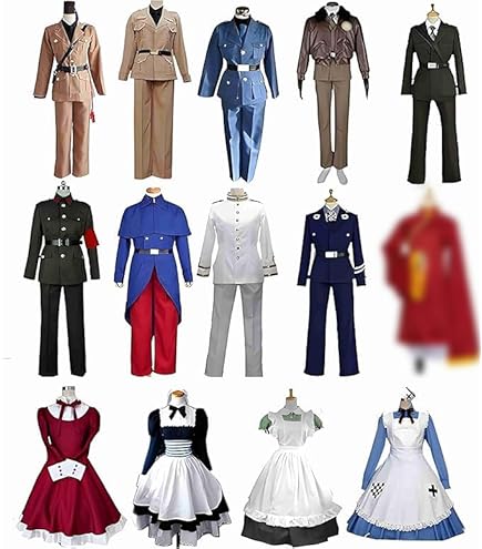 Amazon.co.jp: YY_COS Axis powers ヘタリア 香港 コスプレ衣装