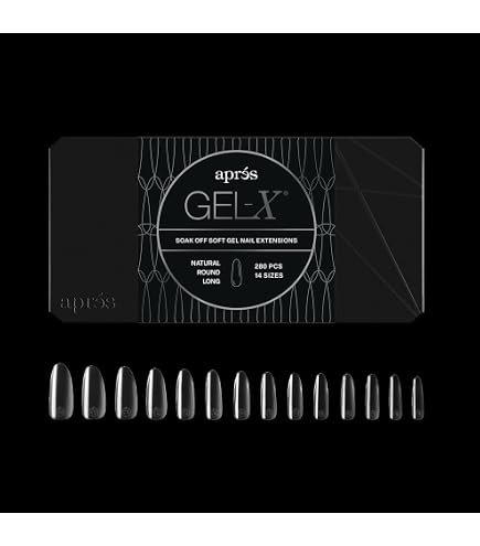 Amazon | APRÉS Gel-X® アーモンド ネイルチップセット｜280枚入り