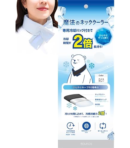 Amazon | 【 2点 セット 】 アイスノン 首もとひんやり氷結ベルト