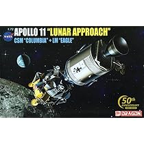Amazon.co.jp: ドラゴン 1/72 アポロ11号 月面着陸 （司令船  