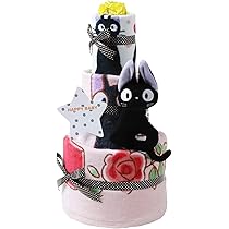 ♡eiページ♡オムツケーキ おむつケーキ Amazon | となりのトトロ おむつケーキ 出産祝い 名入れ刺繍 3段