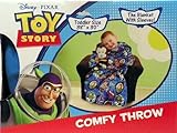 Disney Pixar Toy Story Comfy Throw Blanket with Sleeves ~ Toddler Size ~ Buzz Lightyear Woody & Sque
