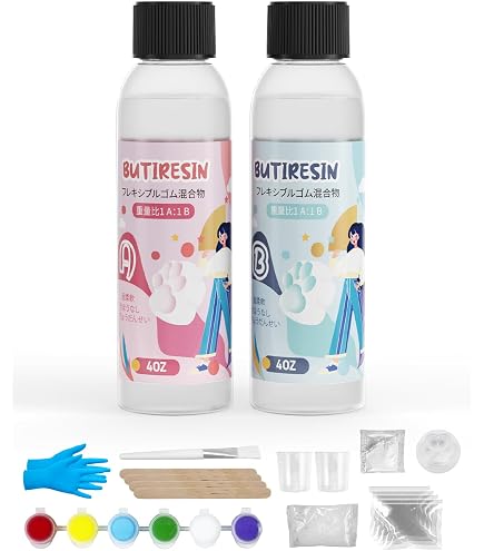 Amazon.co.jp: 液体シリコンスクイッシーメイキングキット - 18オンス