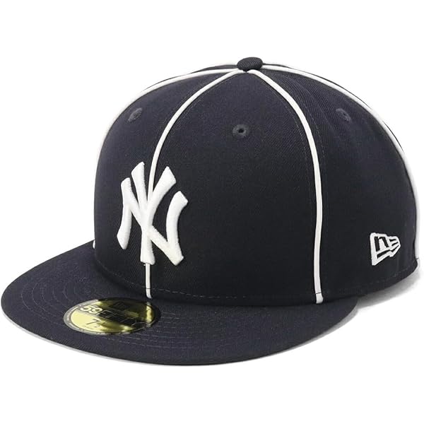 美品ニューエラ 5950 RHINESTONE BADGE NEYYAN BLK New Era] Cap 59FIFTY MLB NY Black 7 1/2 5950 RHINESTONE