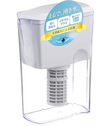 Amazon | ガイアの水135 ポット型浄水器（カートリッジ付） (グリーン