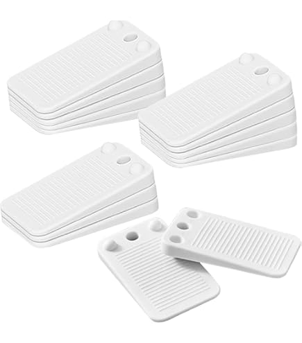 ZZRANYE 8 Pcs Rubbery Clear Table Shims, Level Wedge For Home