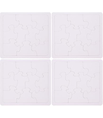 Amazon | 白 無地 ジグソーパズル ホワイトパズル 夏休み 工作 白