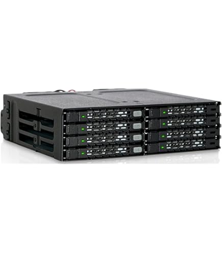 Amazon.co.jp: ICYDOCK ToughArmor 8 x 2.5 インチ 7mm HDD / SSD 搭載