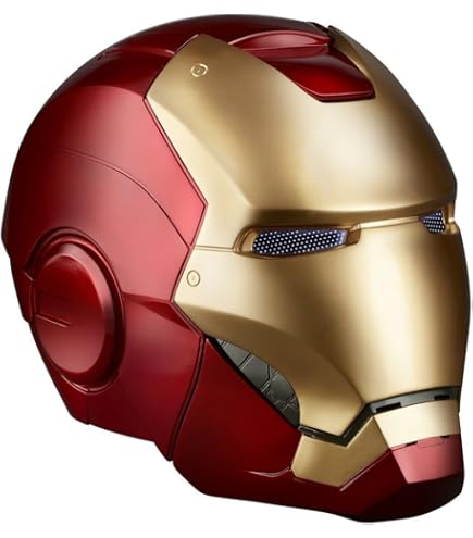 値下げ  アイアンマン  ヘルメット 実物大レプリカ  コスプレ ハロウィン Amazon.co.jp: 1：1アイアンマンヘルメットマスクが光る