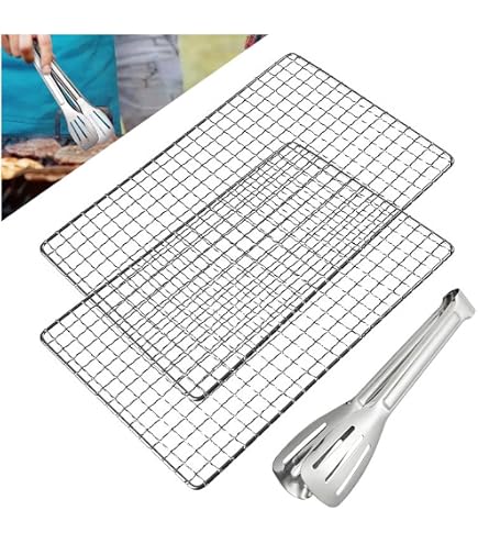 Amazon.co.jp: 使い捨て焼き網 角網 長方形型 280mm×180mm (3枚/10