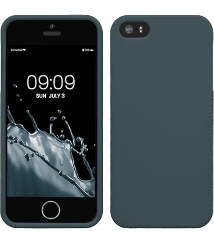 Amazon | iPhone SE (2016) / 5S / 5 ケース ソフト TPU 耐衝撃 Qi充電