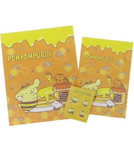 Amazon.co.jp: ポムポムプリン レターセット《イエロー系・便箋10枚