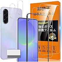 Amazon | 対応 Galaxy A36 5G ガラスフィルム GalaxyA36 5G ガイド枠