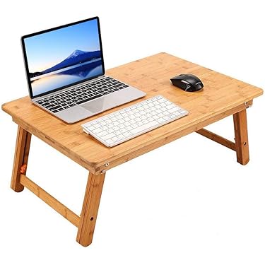 ノートパソコンデスク  バンブー折りたたみテーブル ローテーブル55*35cm ノートパソコンデスク バンブー折りたたみテーブル ローテーブル