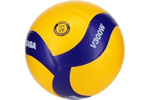 ミカサ(MIKASA) バレーボール 5号 国際公認球 検定球 一般・大学・高校 イエロー/ブルー V300W 推奨内圧0.3(kgf/㎠)