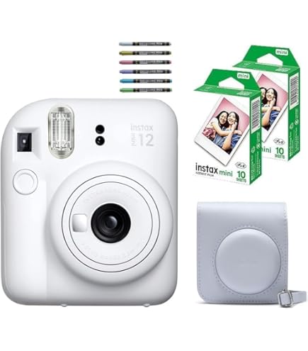 未使用品　FUJIFILM INSTAX MINI 8+ チェキ本体 WHITE instaxmini12-wt-01.jpg