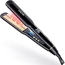 Amazon | ANLAN ストレートアイロン ヘアアイロン 赤色LED 近