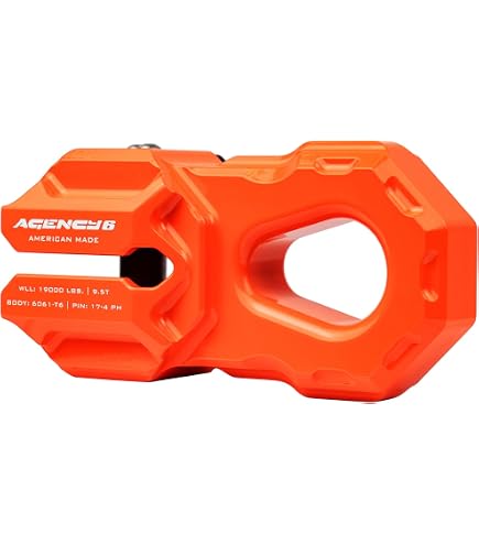 Amazon.co.jp: Factor 55 ProLink ウインチシャックルマウント 大型 