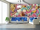 wall26 – 自己粘着壁紙大壁壁画シリーズ 100"x144" WMR-WP-X-C740-100x24x6