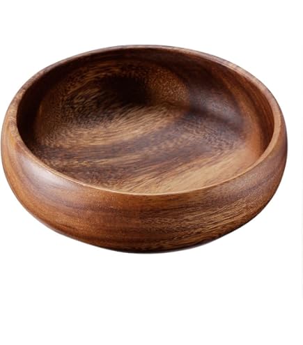Amazon.co.jp: オリーブウッド サラダボウル 深型 Φ14cm お皿 キッチン