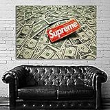 ポスター壁画Supreme 40 x 60インチ( 100 x 150 cm ) on粘着ビニール