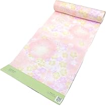 正絹 長襦袢 反物 ベージュ×くすみレッド×イエロー 型染め 単品 振袖用 正絹 長襦袢 友禅染 j-186 送料無料 反物 赤 レッド 振袖