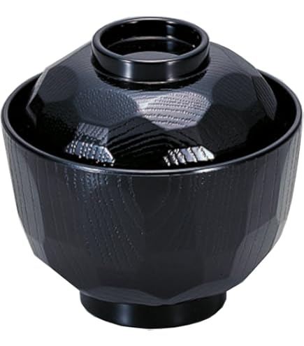 Amazon.co.jp: 会津塗り 5客セット 御吸椀 天元作 工芸品 陶芸