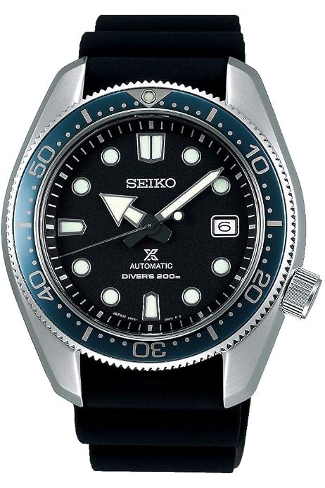 Seiko Prospex Reinterpretation 1965 Automatic Diver's 200m Curved Sapphire  Sports Black Watch SPB051J1 : Amazon.sg: Fashion