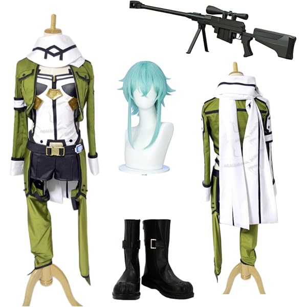 Amazon.co.jp: コスプレ衣装 サイズオーダーは可能で GGO SAO シノン