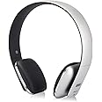 ワイヤレスヘッドホン Bluetoothヘッドフォン- August EP636S- 二台同時接続可能 CVC6.0ノイズキャンセリング マイク付き ハンズフリー通話 NFC機能搭載 12時間連続再生 軽量 旅行/通勤/通学 (シルバー)