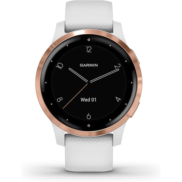 Garmin Vivoactive 4S, GPS Fitness Smartwatch, White with Rose Gold  Hardware: Activity Trackers: Amazon.com.au