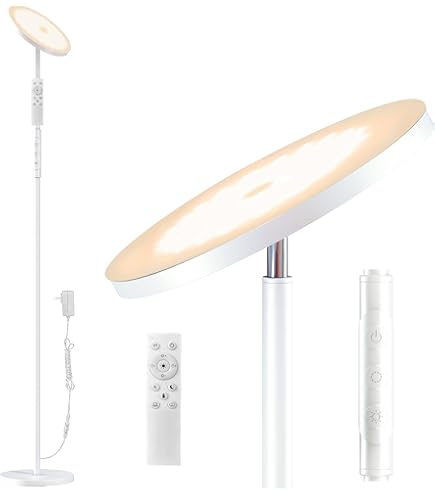 Amazon.co.jp: Brightech Sky LEDフロアランプ、Torchiere 超高輝度