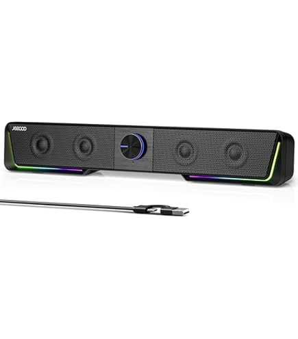 VEAT00L Barres de Son 2.1ch pour TV, Barre de Son avec Caisson de
