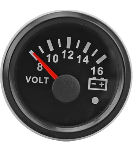 Amazon.co.jp: ポッシュ(POSH) バイク用品 ミニミニ電圧計 ブラック 8
