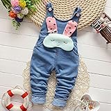 (ベコ) Beco オーバーオール ベビー 女の子 デニム　ライトブルー (Ｓ)