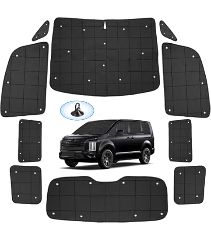 新品】NV350キャラバン プライバシーサンシェード キャラバンNV350の車中泊ならカーテンいらずプライバシー