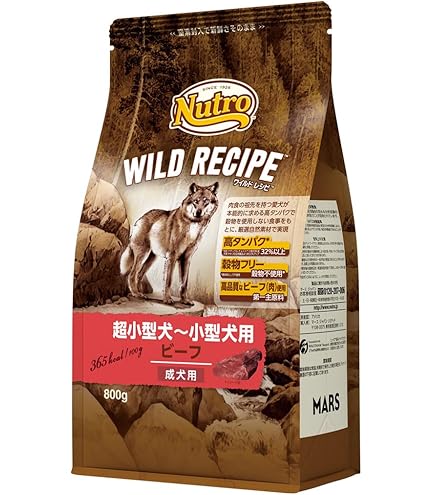 Amazon.co.jp: Nutro ワイルドレシピ 超小型犬~小型犬用 グレイン