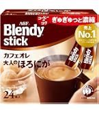 Amazon.co.jp: AGF ブレンディ スティック カフェオレ 大人のほろにが