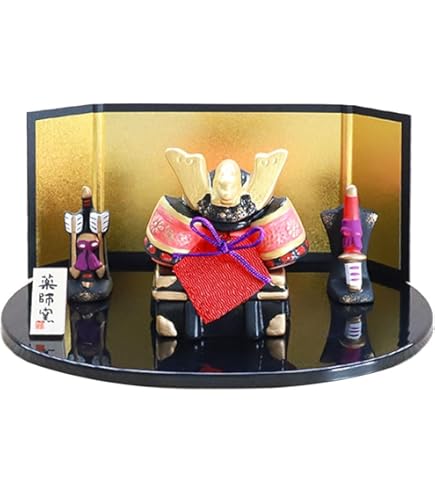 Amazon | 錦彩桃太郎飾り[(桃太郎)4.5 (犬)3・(猿)3・(雉)2.5cm] | 五