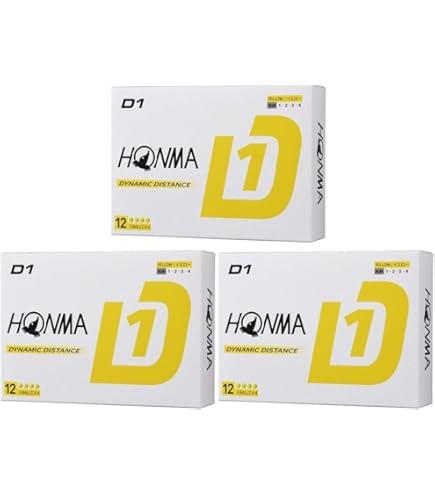 Amazon.co.jp: 本間ゴルフ D1 ボール ゴルフボール 2024年モデル