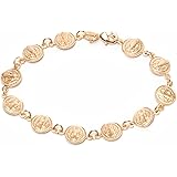 18K Gold Plated Gold Religious Bracelet