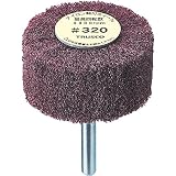 TRUSCO(トラスコ) ナイロン軸付ホイール 外径100X厚25X軸6 320♯(5個入) UFN-1025-320