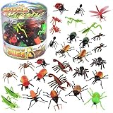 [SCS ダイレクト]SCS Direct Bug Action Figure Big Buckets of 30 Giant Insects From Ants to Ladybugs to Tarantula HGF_SCS_BUG [並行輸入品]