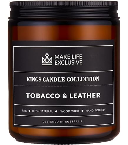 tuscany candle tobacco leather Tuscany Candle Tobacco Leather Scented Jar Candle, 15 oz : Amazon.com.au:  Home