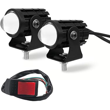 LEDフォグランプ 7インチ 2個セット LEDフォグランプ 7インチ 2個セット バイク フォグランプ 2個セット