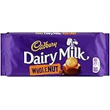 Cadbury Dairy Milk Chocolate Whole Nut Bar (120g) キャドバリー酪農ミルクチョコレート全体ナットバー（ 120グラム）