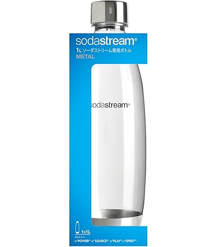 ソーダストリーム スピリット　ホワイト ガスシリンダー2本 専用1Lボトル1本 ソーダストリーム SodaStream / 【アウトレット在庫限り】SPIRIT